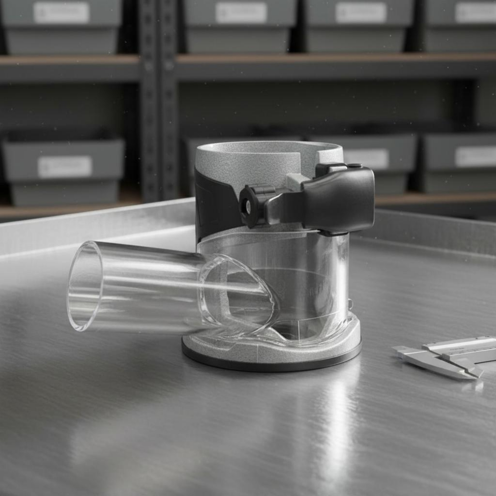 Woodworking Dust Collection - Transparent Router Dust Hood Thickened Woodworking