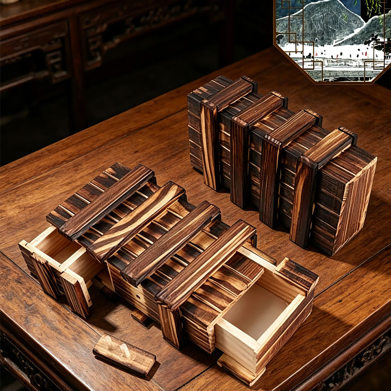 Woodworking Hobby - Classic 3D Brain Teaser Wooden Puzzle