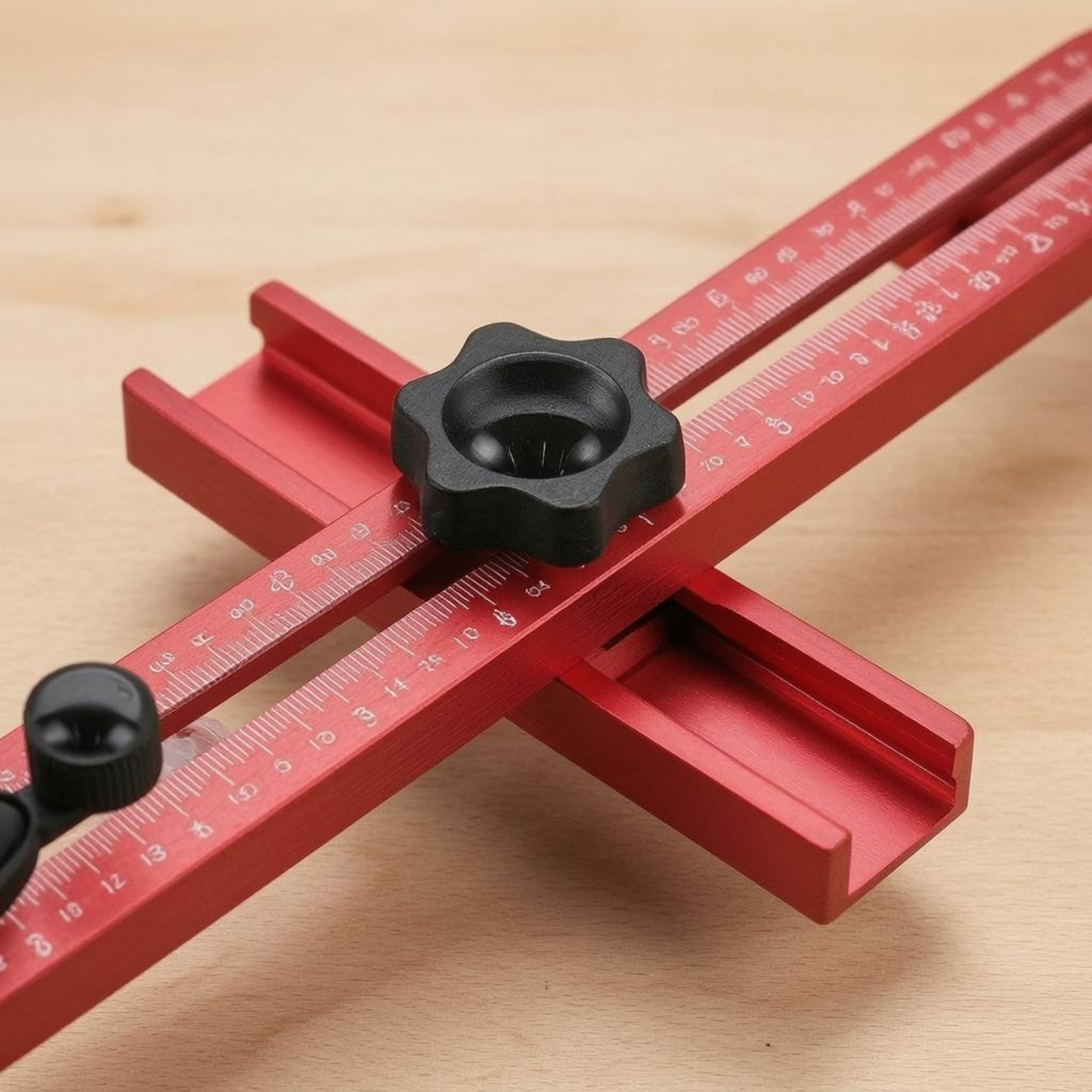 Woodworking Kit - Woodworking Routing Guide Measuring Arm Adjustable