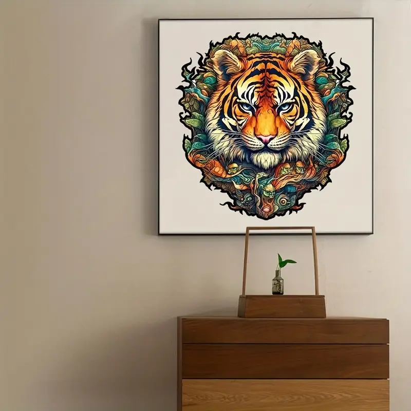 Tiger Wooden Jigsaw Puzzle, Un - Woodworking Hobby incelemesi ve fiyatı