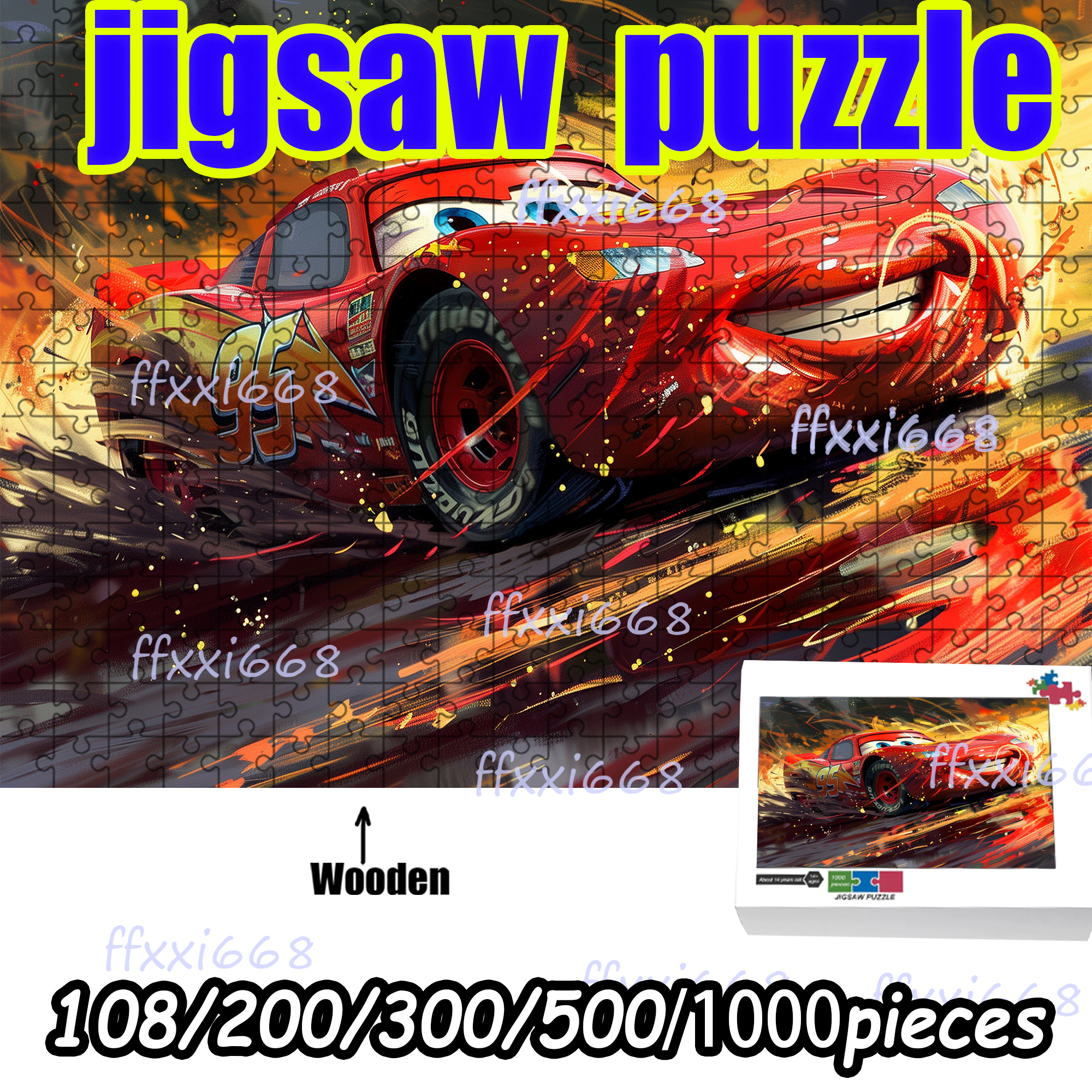 Disney Cars Red Lightning McQu - Woodworking Hobby incelemesi ve fiyatı