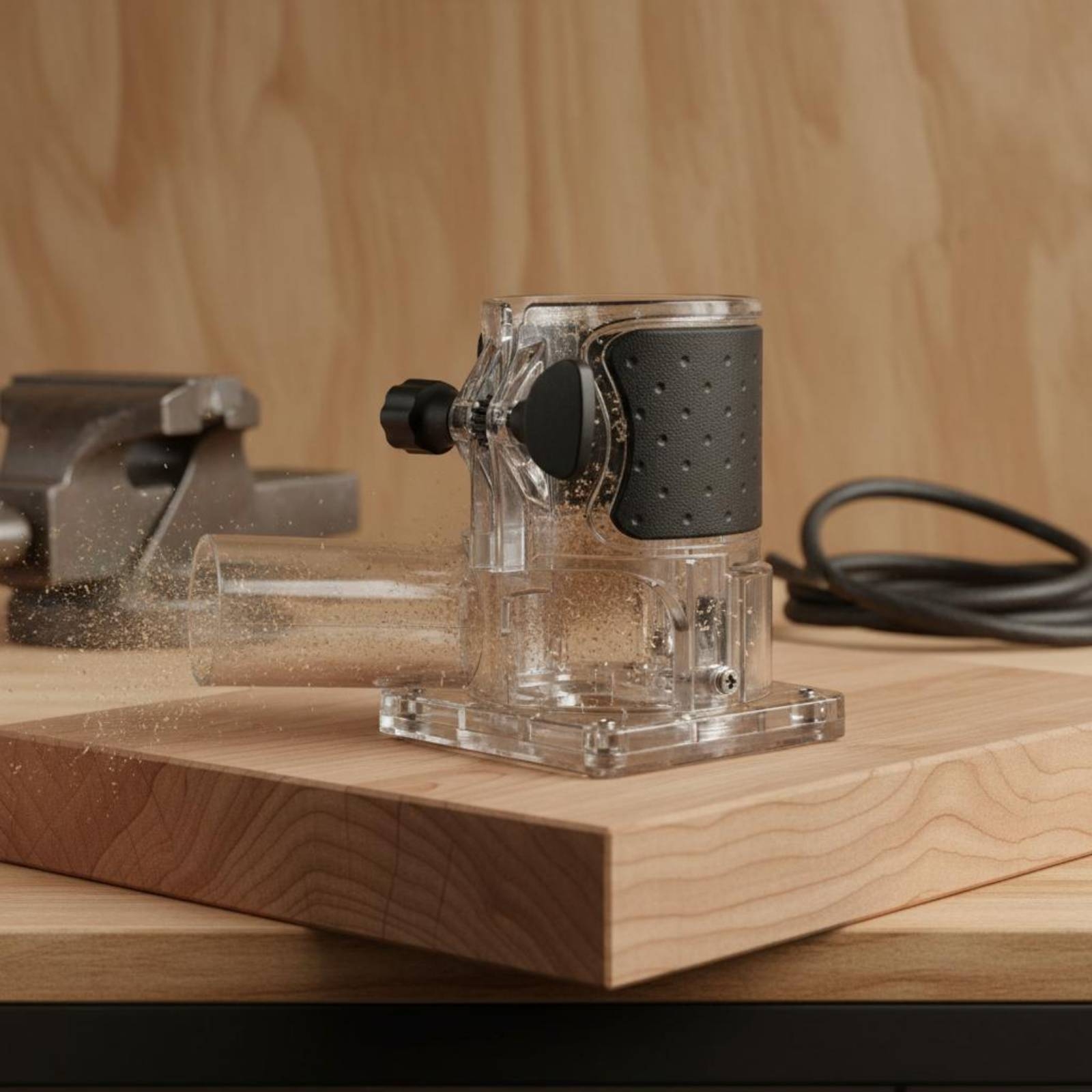 Transparent Router Dust Hood T - Woodworking Dust Collection incelemesi ve fiyatı