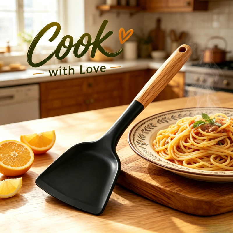 Black Silicone Kitchen Tools 1 - Woodworking Kit incelemesi ve fiyatı
