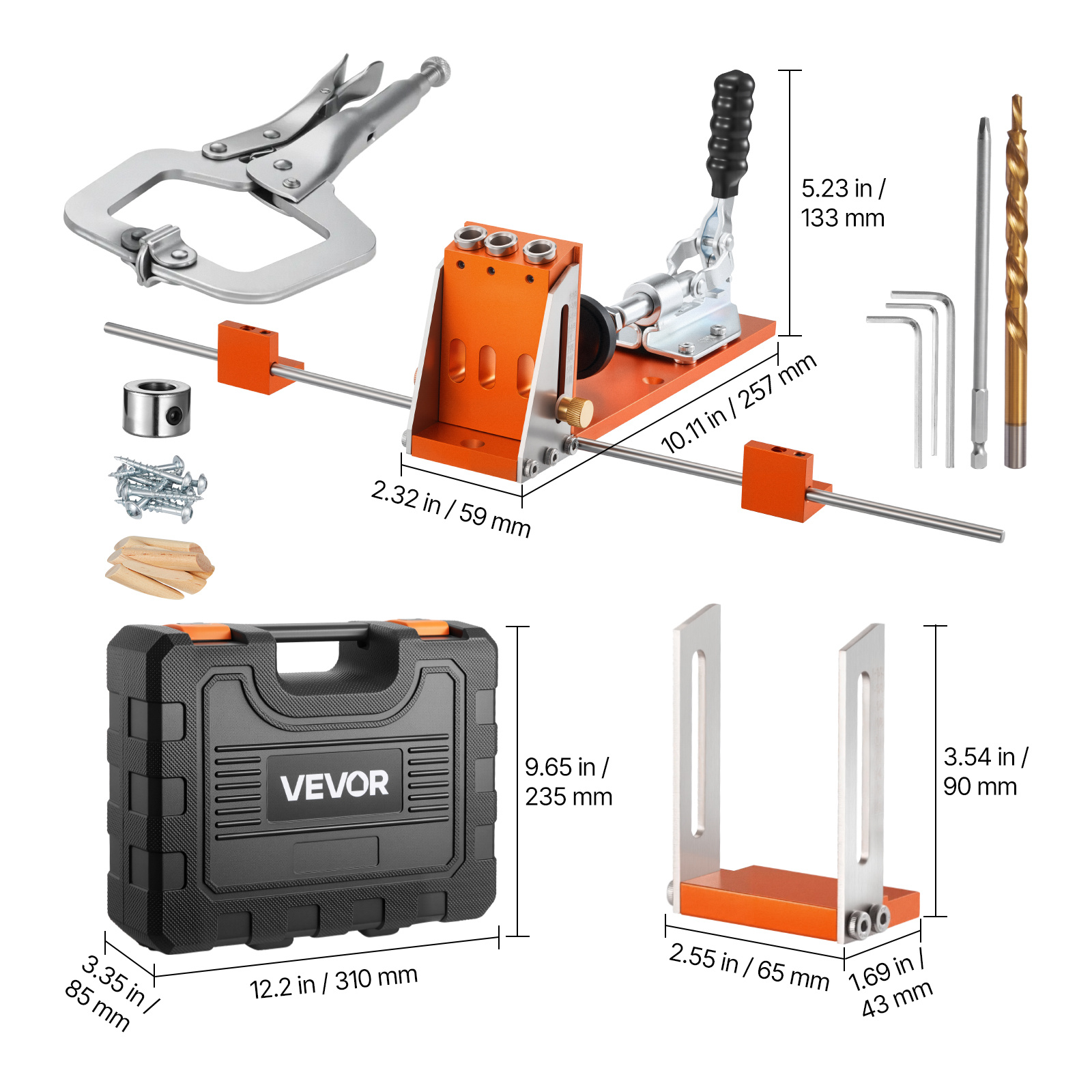 VEVOR Pocket Hole Jig Kit, 1/2 - Woodworking Kit incelemesi ve fiyatı