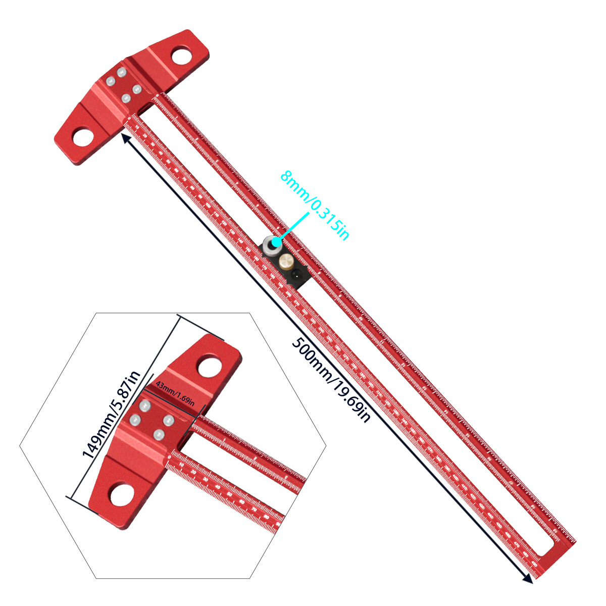 Woodworking T-Square Marking G - Woodworking Marking Knife incelemesi ve fiyatı