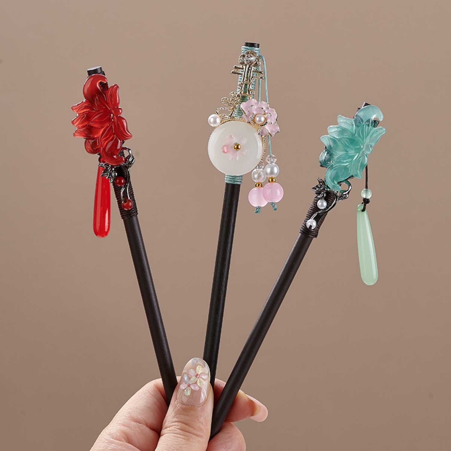 Vintage Flower Hairpin For Wom - Woodworking Women incelemesi ve fiyatı