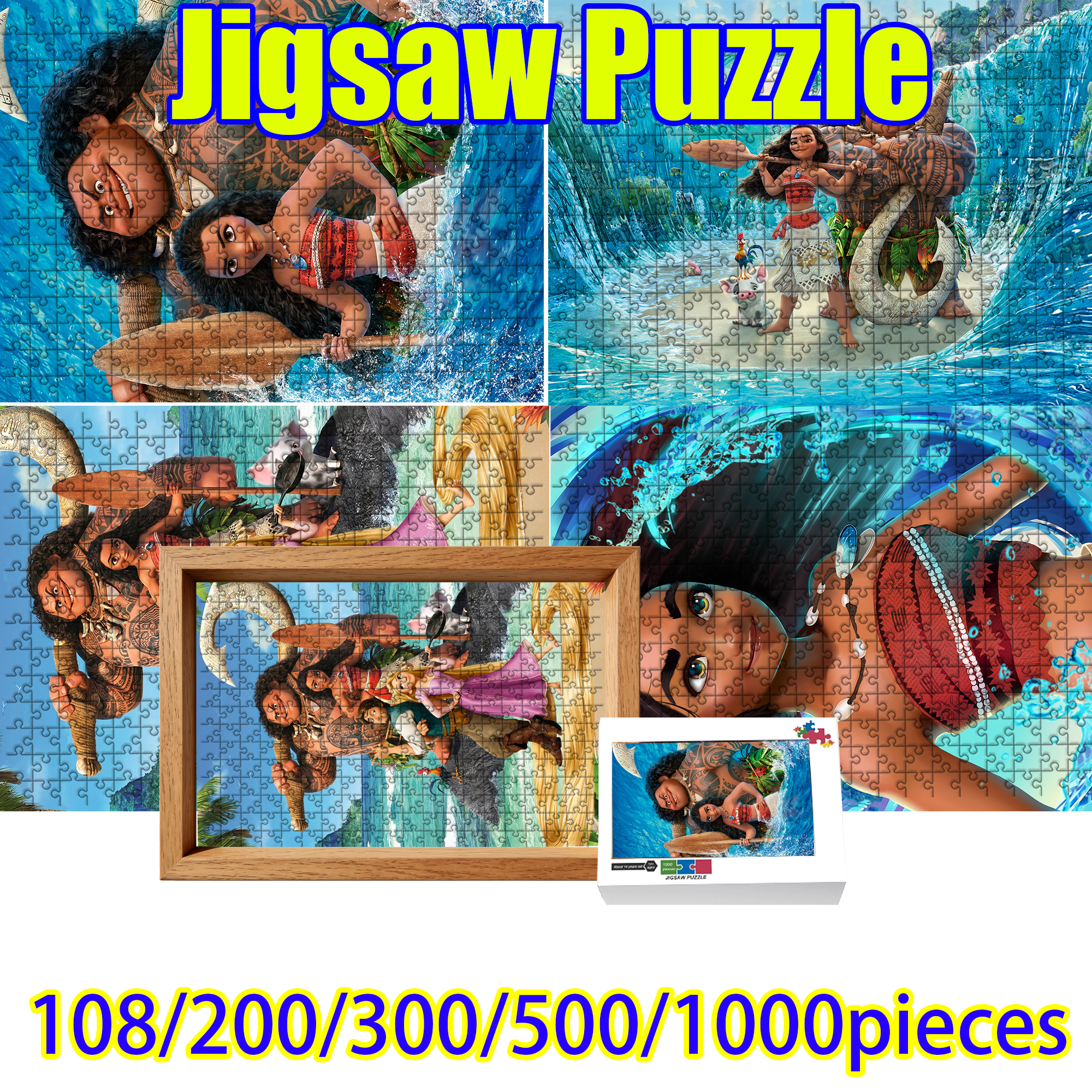 Moana Jigsaw Puzzle 108/200/30 - Woodworking Hobby incelemesi ve fiyatı