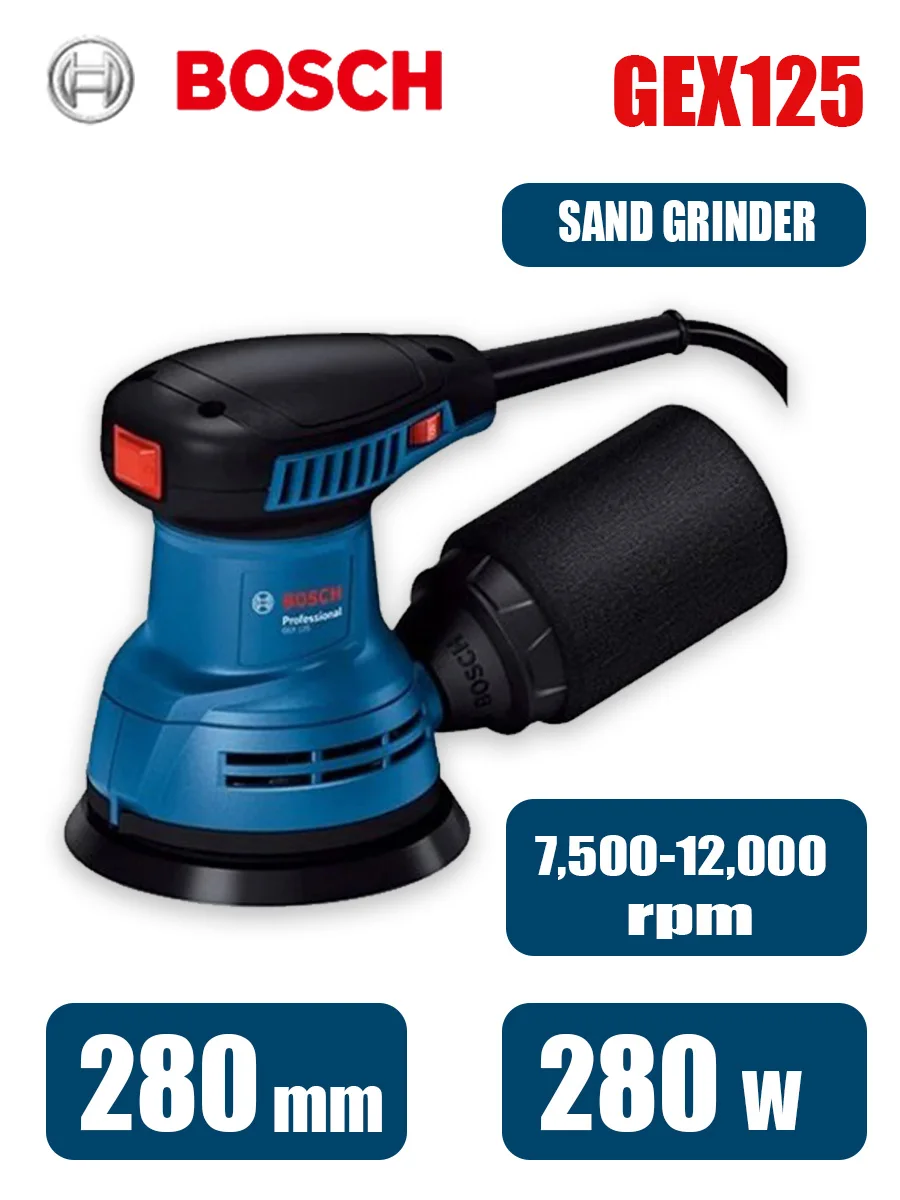 Bosch GEX125 280W Multifunctio - Woodworking Machinery incelemesi ve fiyatı