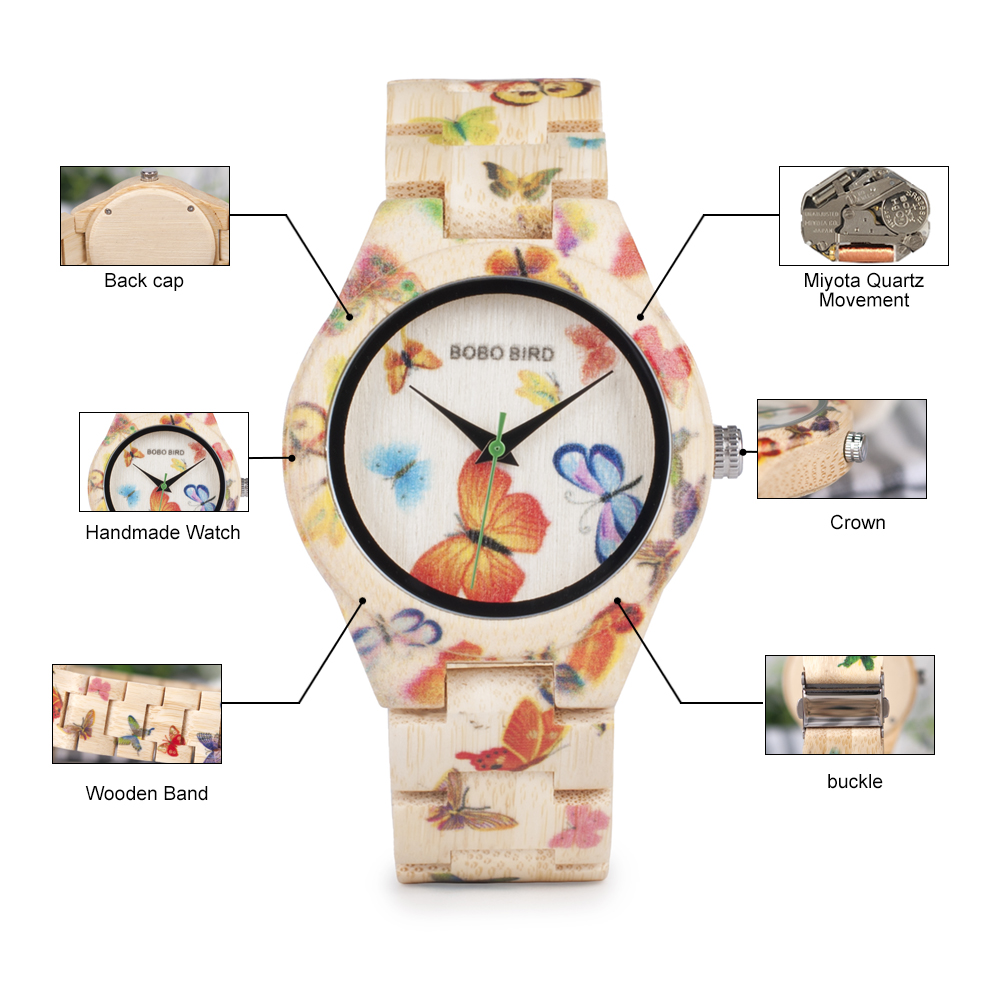 BOBO BIRD Wood Women Watches L - Woodworking Women incelemesi ve fiyatı