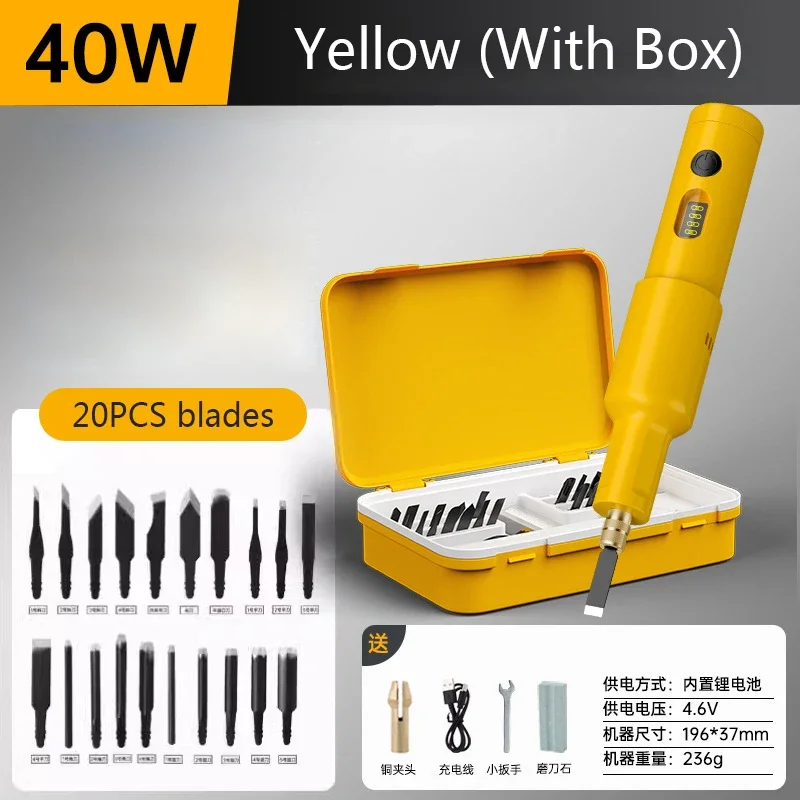 20PCS Blade Electric Engraving - Woodworking Manufacturing incelemesi ve fiyatı