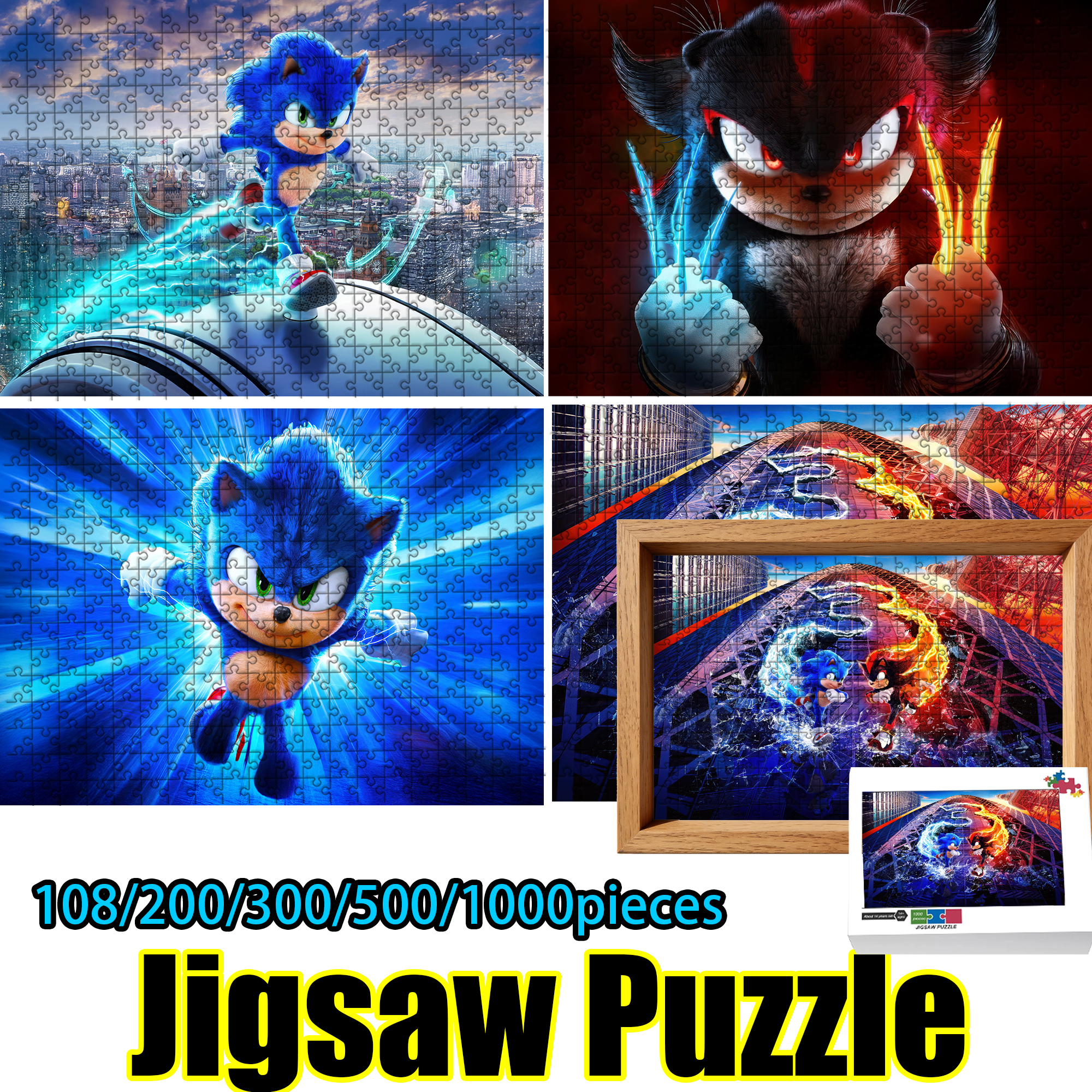 Sonic the Hedgehog Jigsaw Puzz - Woodworking Hobby incelemesi ve fiyatı