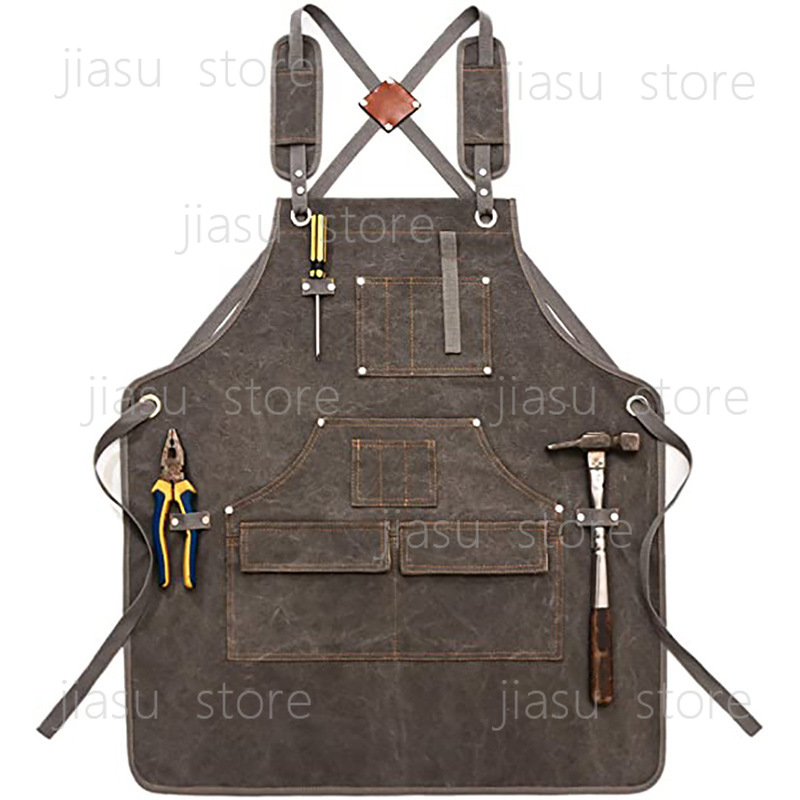 Thick Canvas Tool Apron Custom - Woodworking Logo Design Free incelemesi ve fiyatı