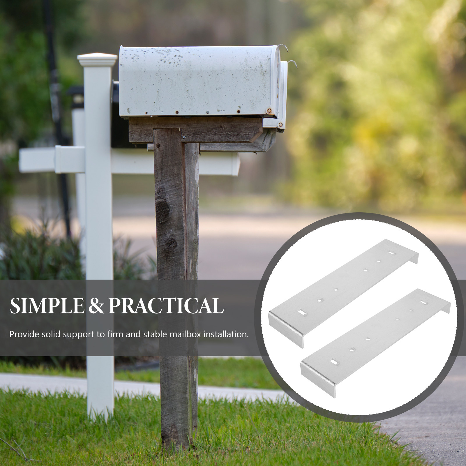 2Pcs Solid Metal Mailbox Mount - Woodworking Terms incelemesi ve fiyatı