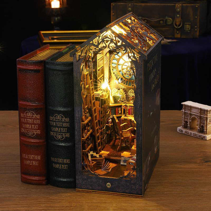 DIY Book Nook Kit Miniature Do - Woodworking Hobby incelemesi ve fiyatı