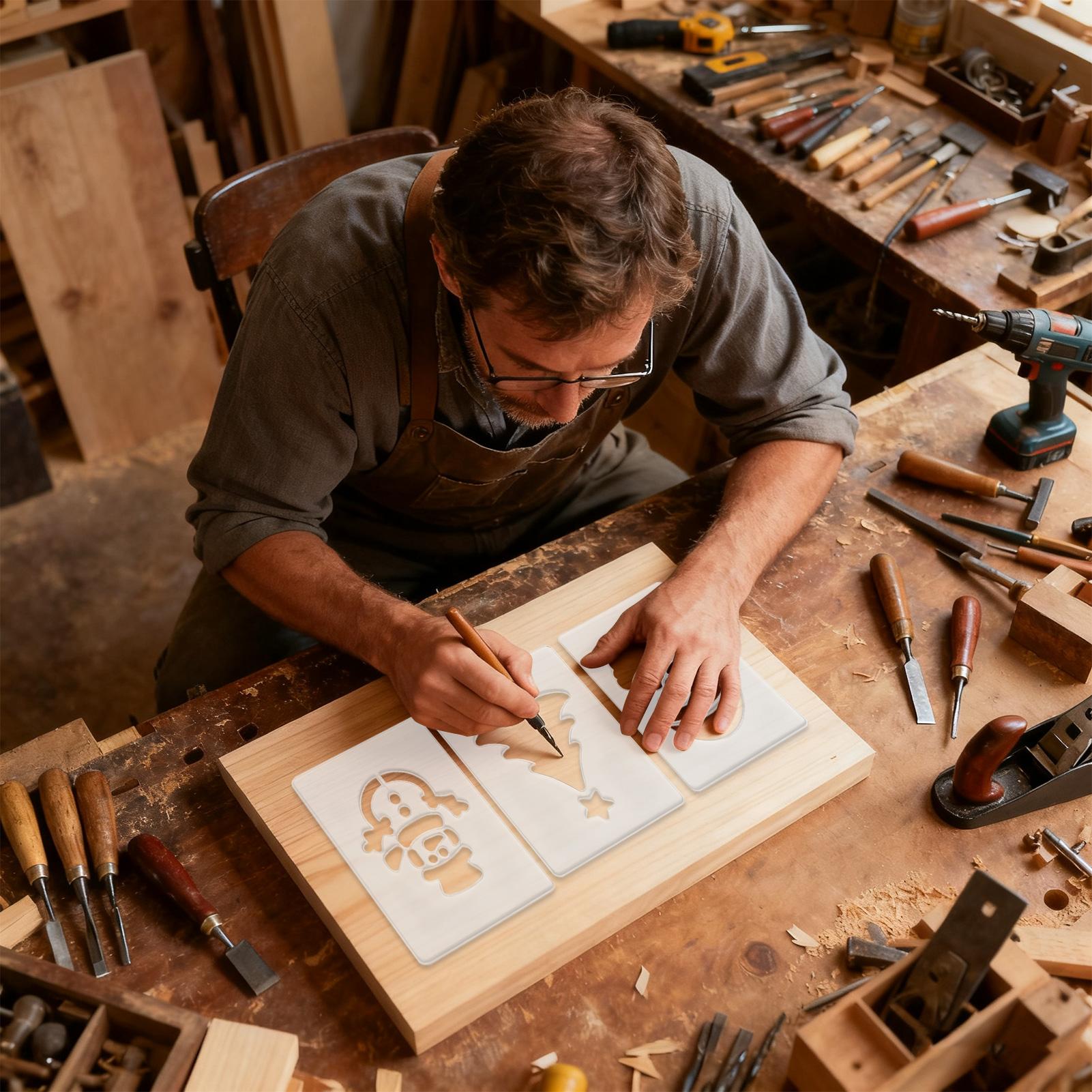 Christmas Stencil Portable Woo - Woodworking Women incelemesi ve fiyatı