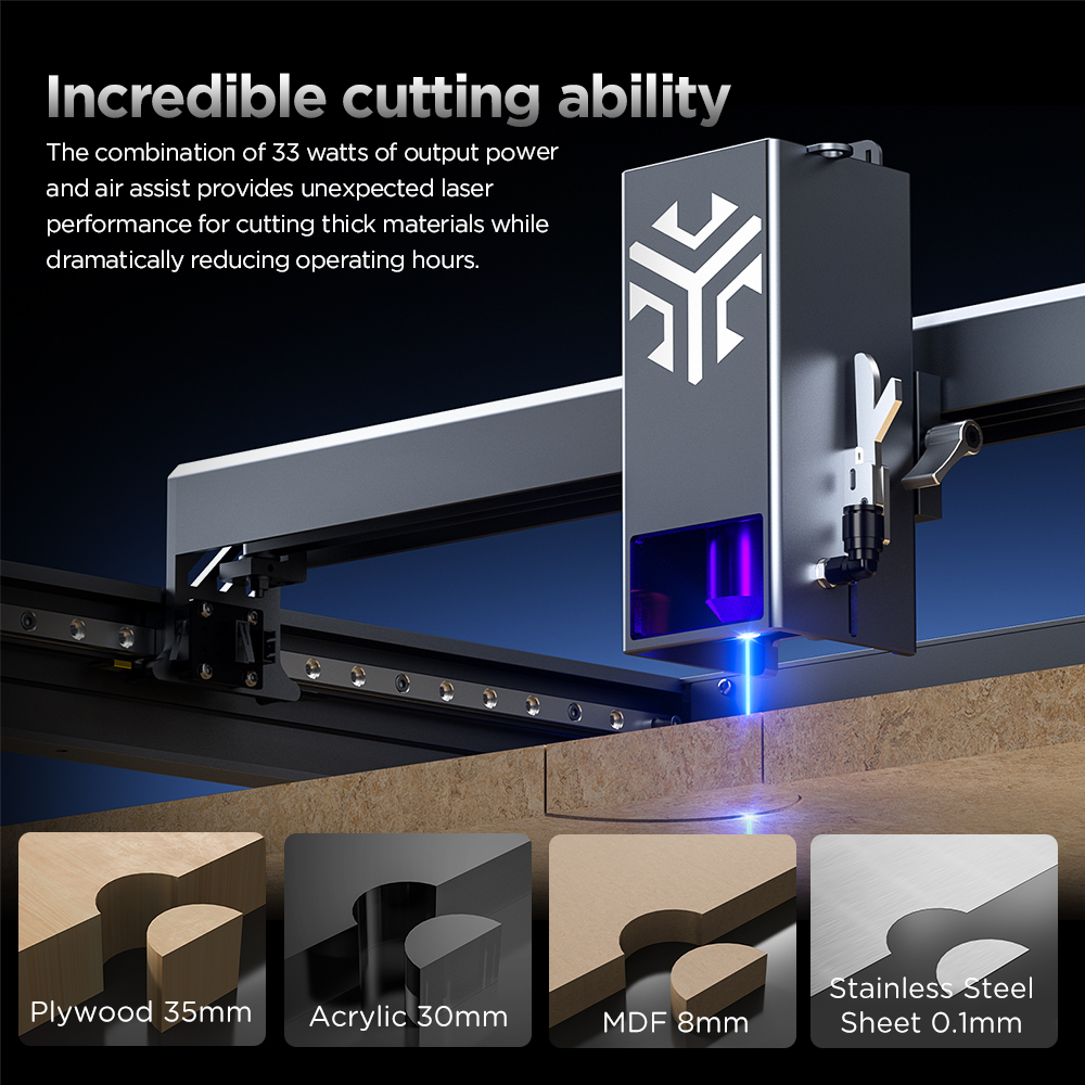 ACMER P2 Laser Engraver 33W 20 - Woodworking Jobs incelemesi ve fiyatı