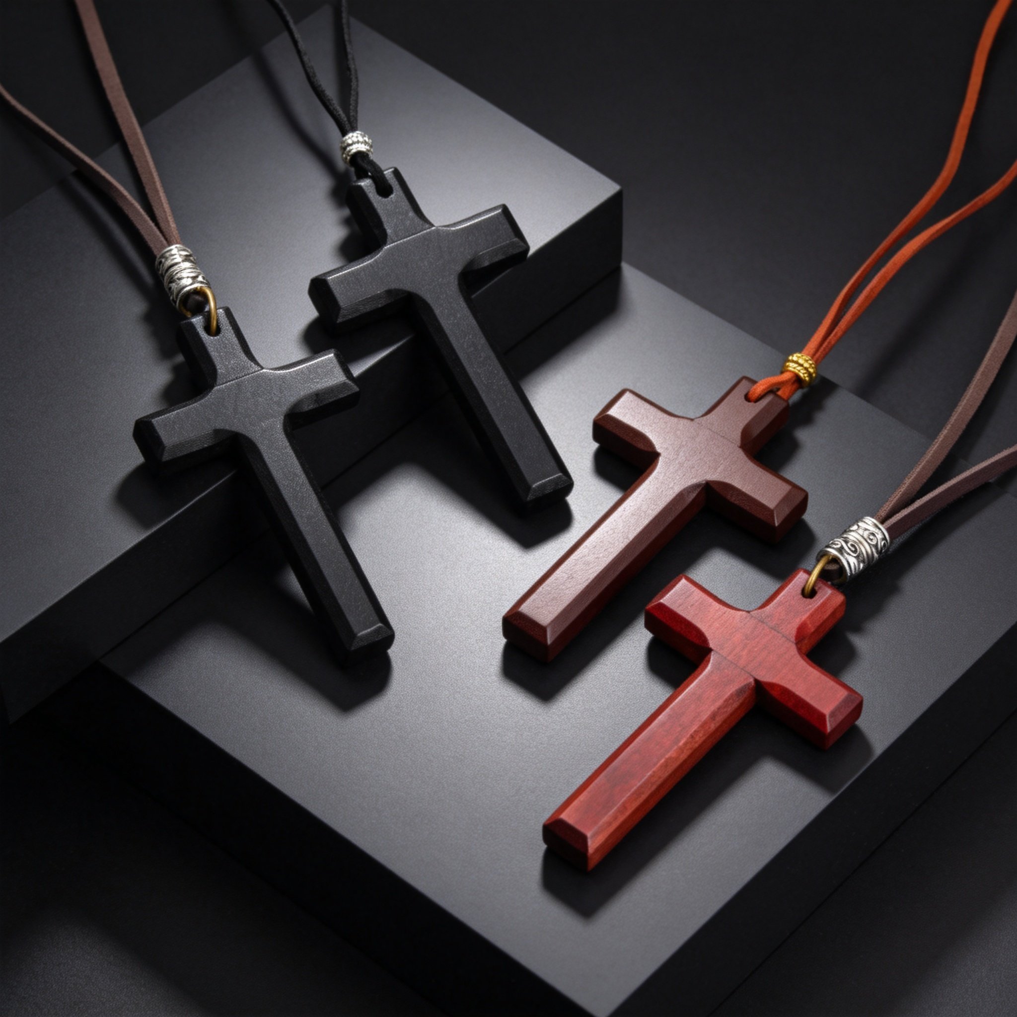 Wooden Cross Necklace for Men  - Woodworking Nc incelemesi ve fiyatı
