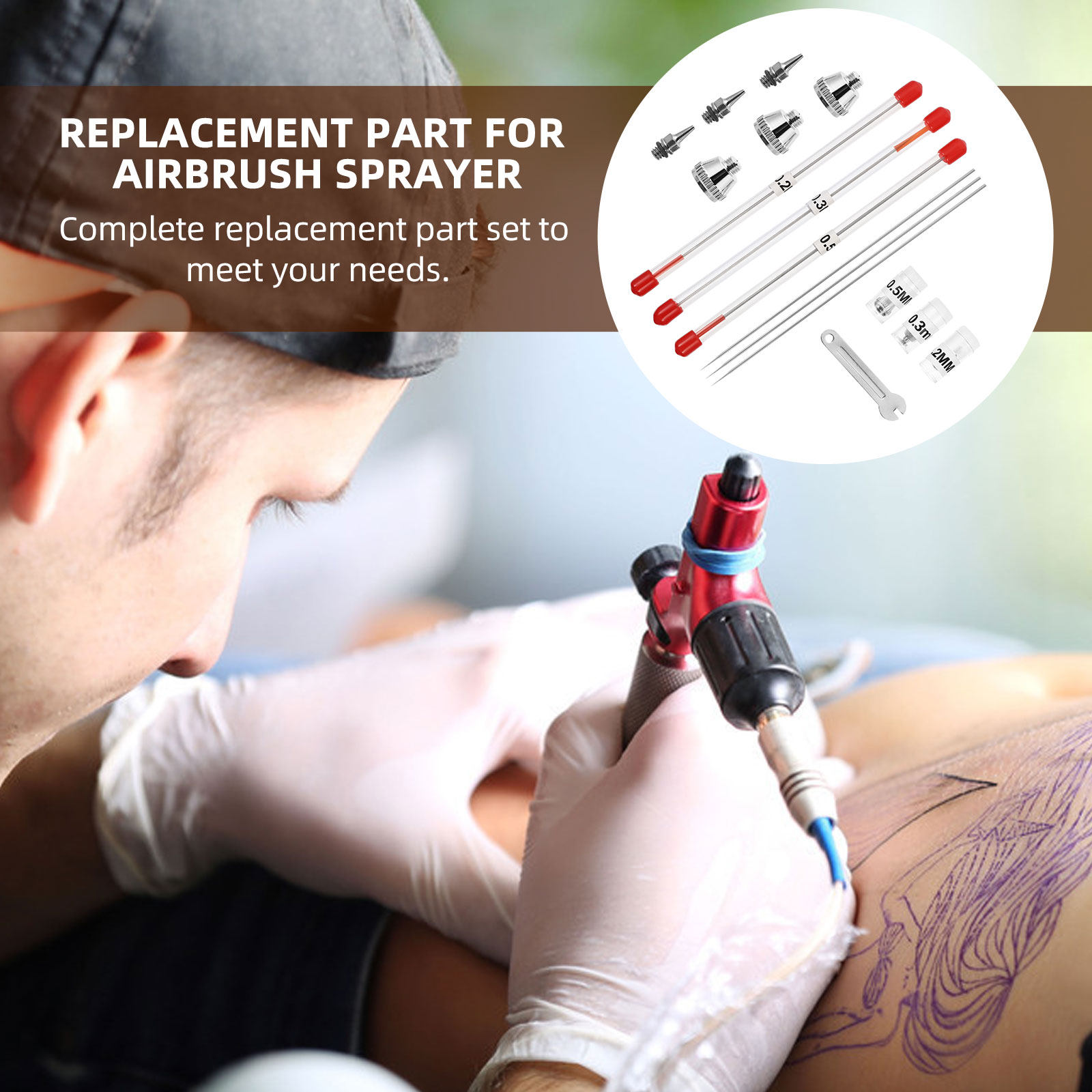 1Set Airbrush Accessories Kit  - Woodworking Kit incelemesi ve fiyatı