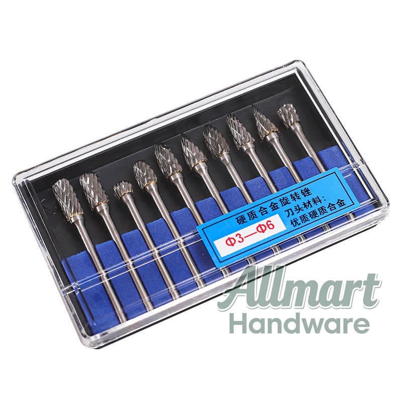 10PCS Wood Carbide Rotary Burr - Woodworking Kit incelemesi ve fiyatı