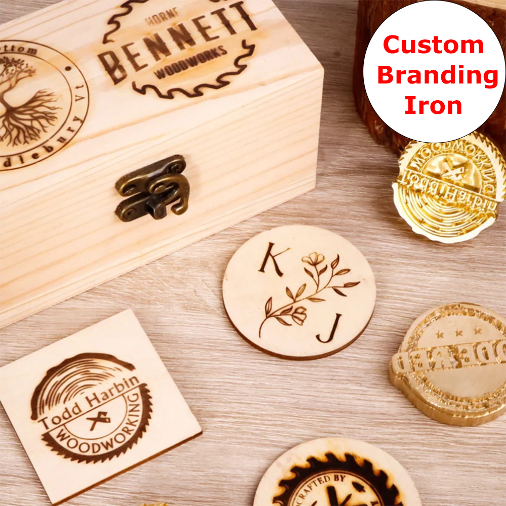 Custom Branding Iron for Food  - Woodworking Logo Design Free incelemesi ve fiyatı