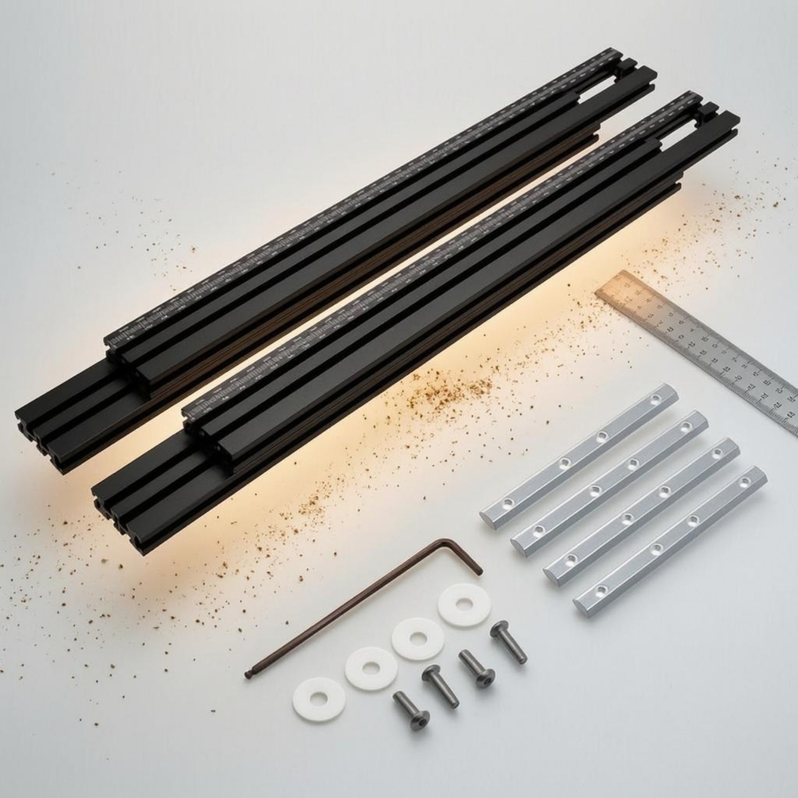 Routing Guide Tracks Metal Cut - Woodworking Kit incelemesi ve fiyatı