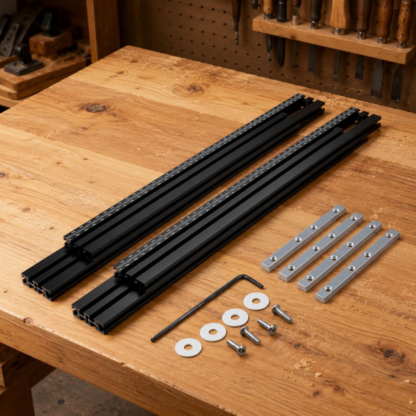 Routing Guide Tracks Metal Cut - Woodworking Kit incelemesi ve fiyatı