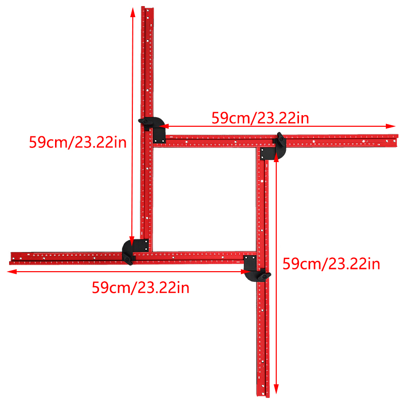 59cm Adjustable Square Router  - Woodworking Design Software incelemesi ve fiyatı