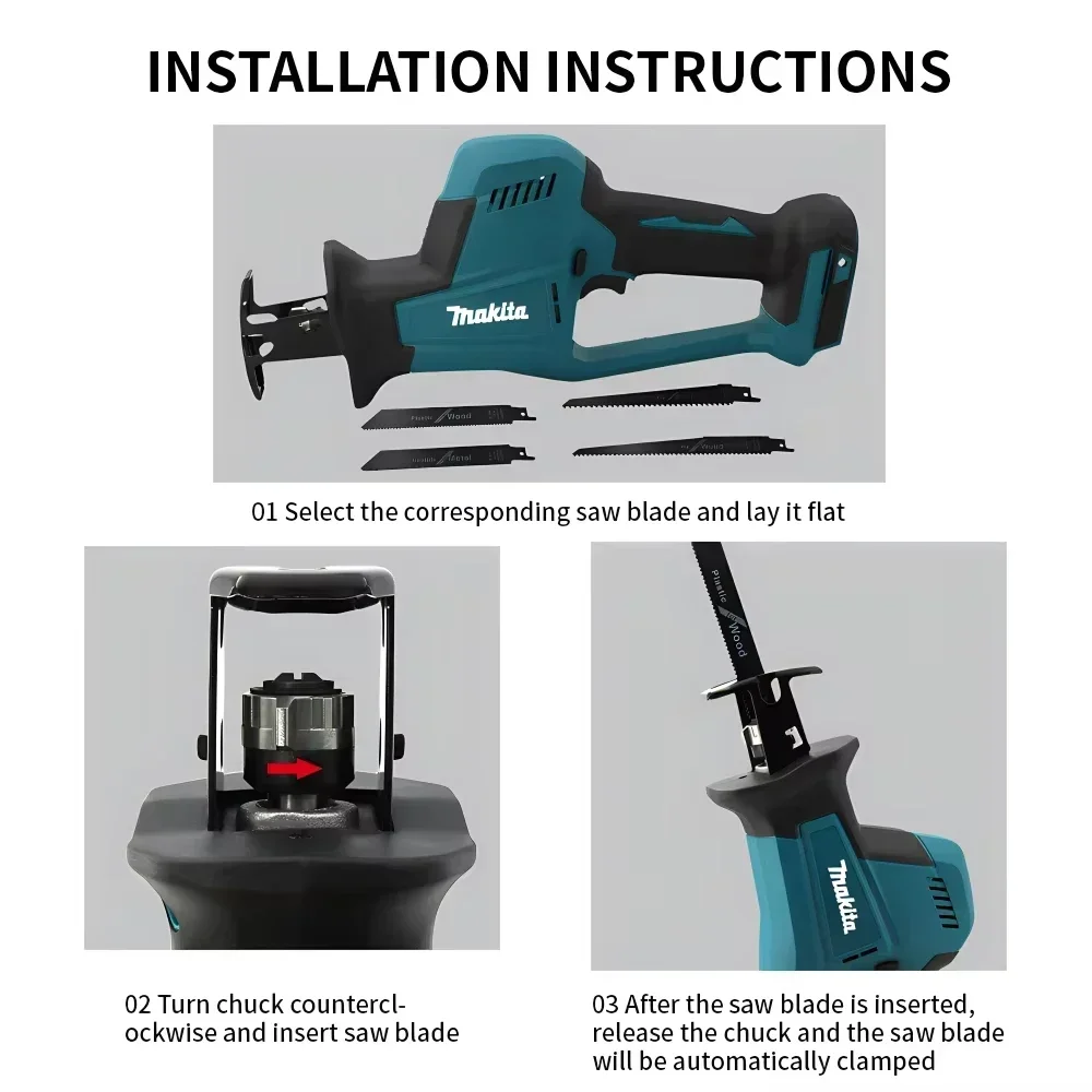 Makita DJR189 18V Cordless Ele - Woodworking Equipment incelemesi ve fiyatı