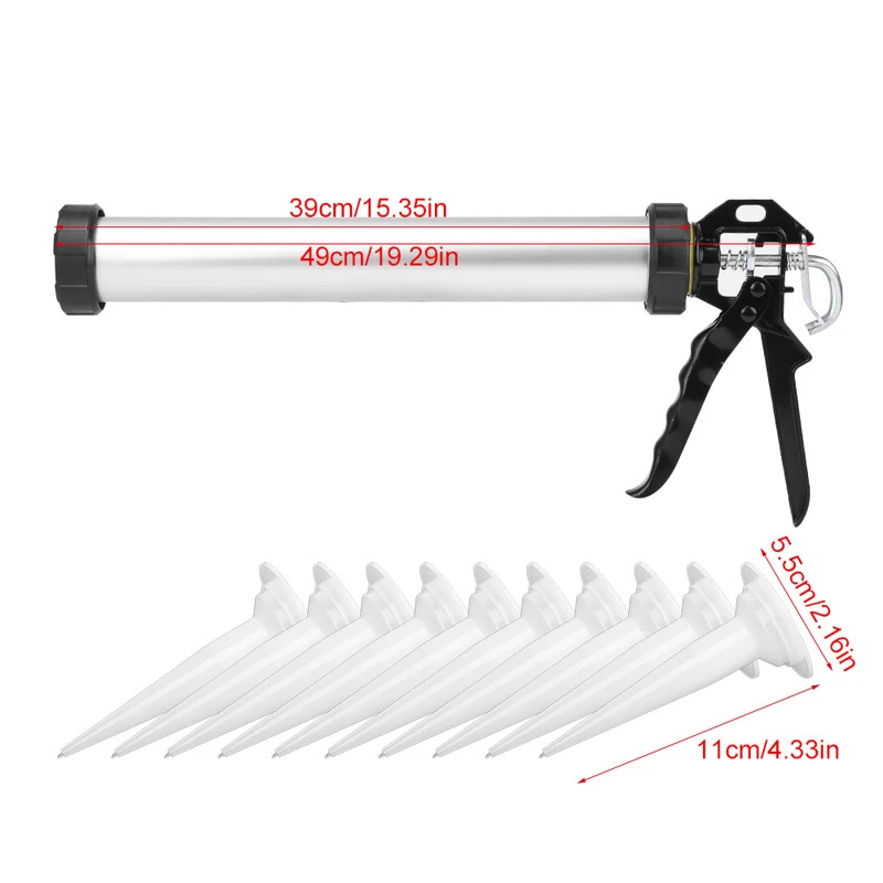 1PCS 600ml Aluminum Tube Silic - Woodworking Terms incelemesi ve fiyatı