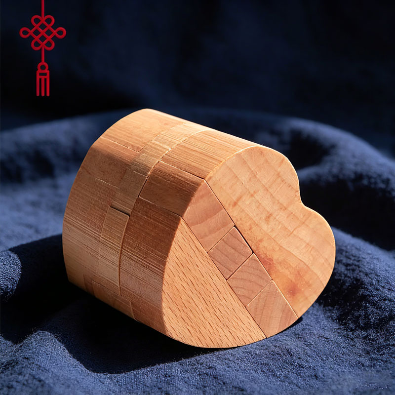 Luban Lock Heart Shaped Puzzle - Woodworking Hobby incelemesi ve fiyatı