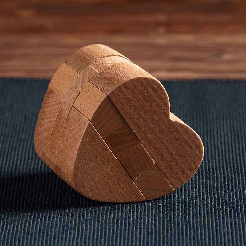 Luban Lock Heart Shaped Puzzle - Woodworking Hobby incelemesi ve fiyatı