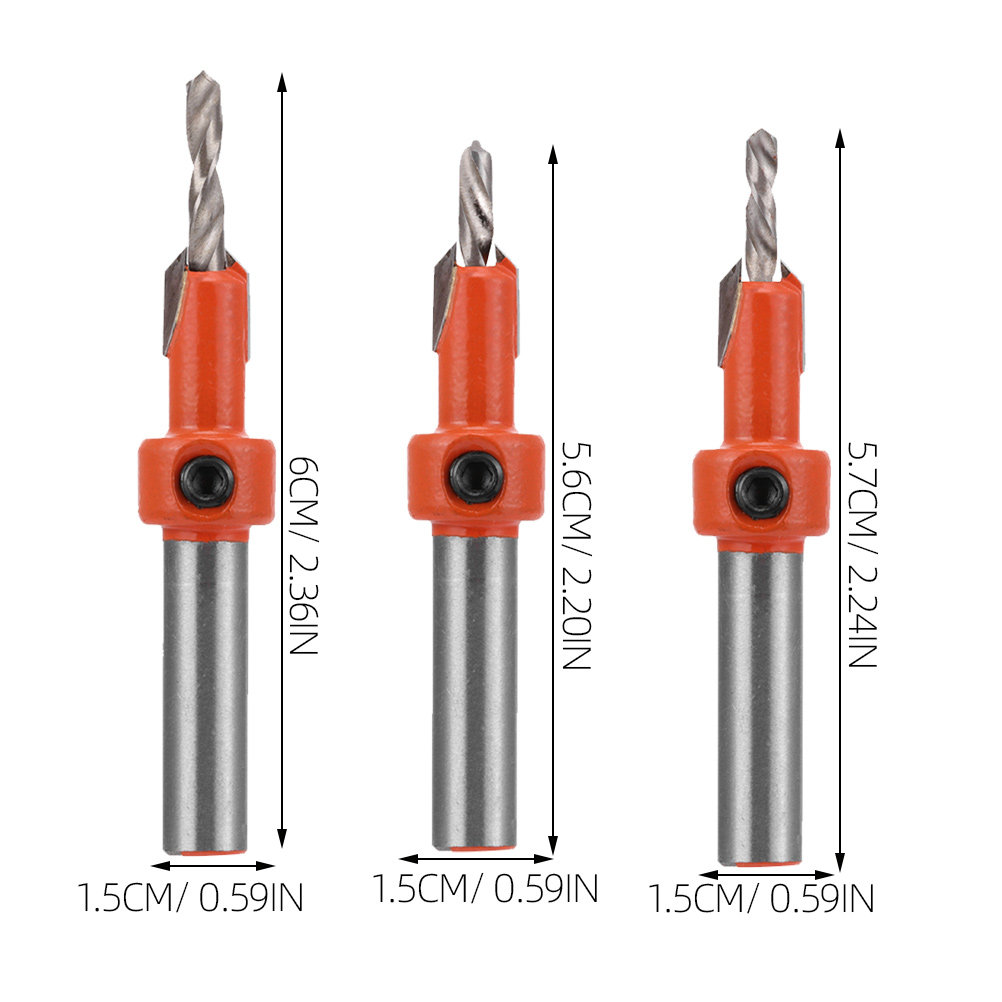 5pcs Woodworking Countersink D - Furniture And Woodworking incelemesi ve fiyatı