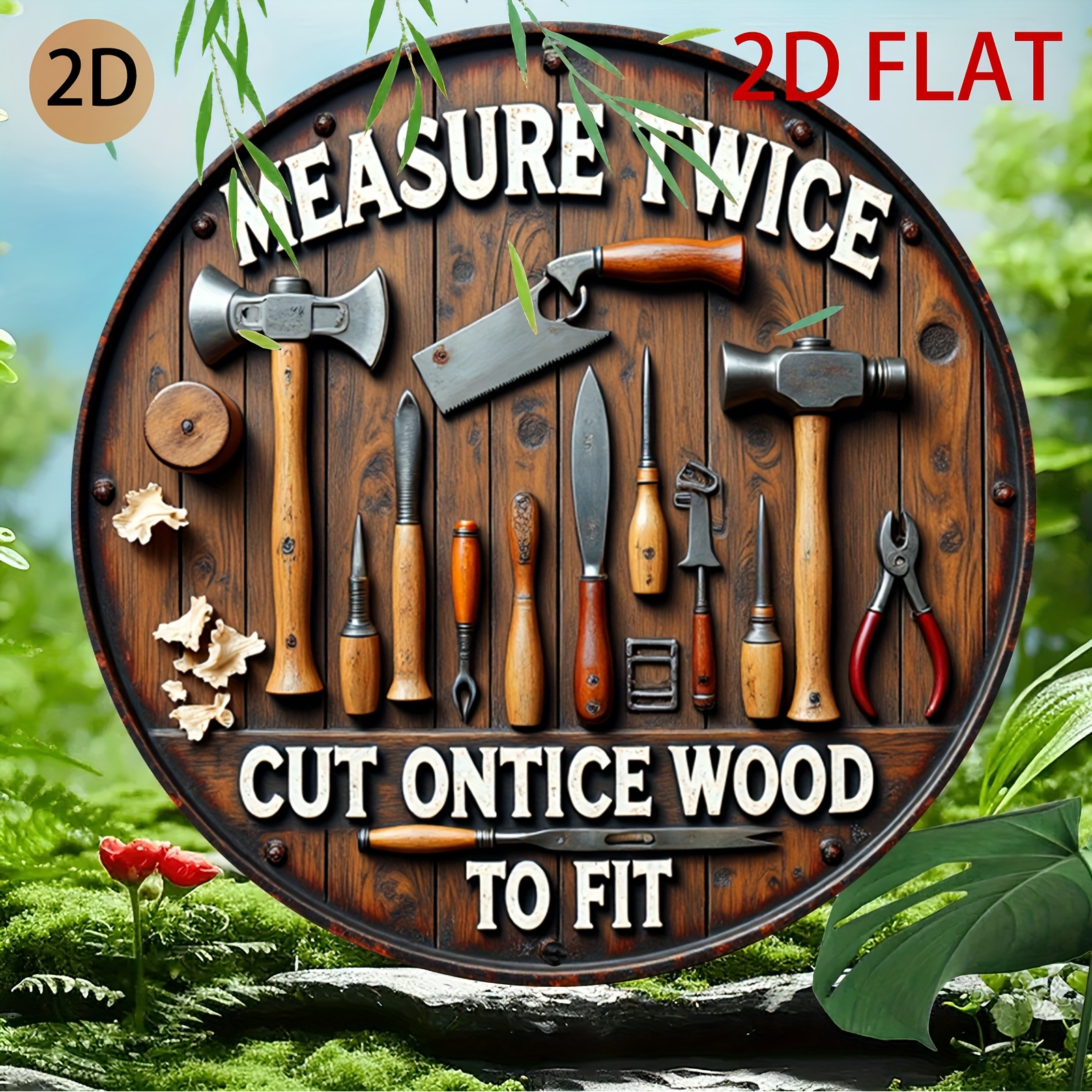 2D planar circular wooden tool - Woodworking Logo Design Free incelemesi ve fiyatı