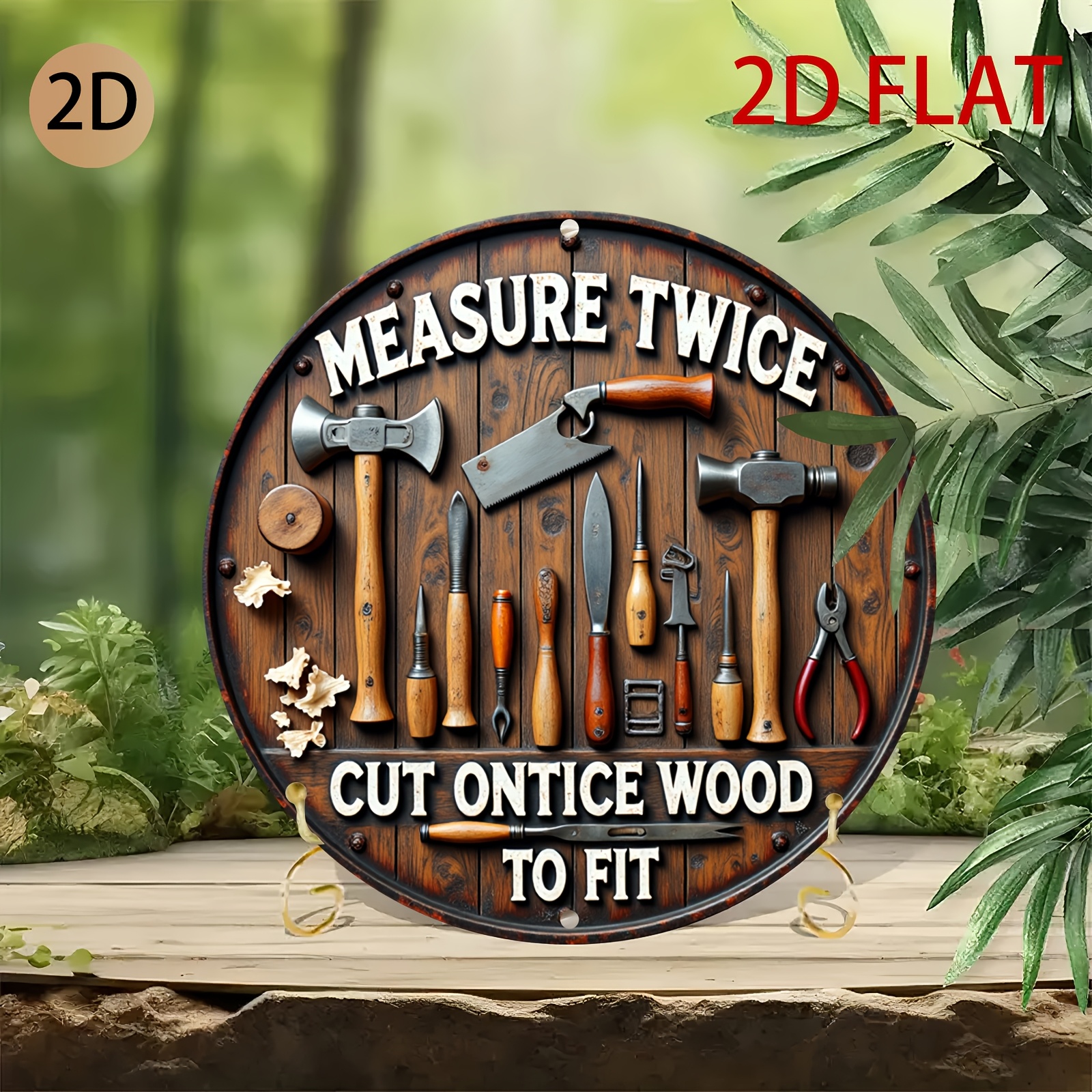 2D planar circular wooden tool - Woodworking Logo Design Free incelemesi ve fiyatı