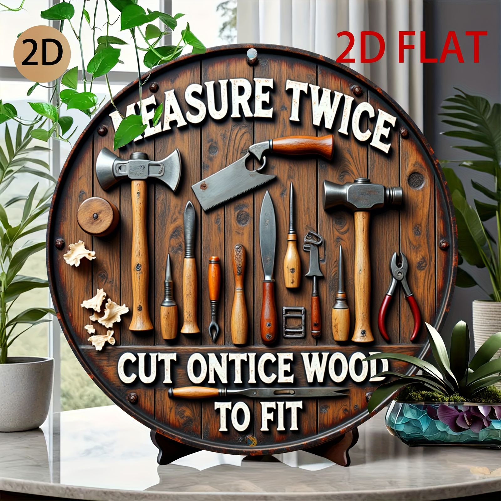 2D planar circular wooden tool - Woodworking Logo Design Free incelemesi ve fiyatı